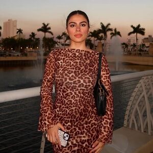 Leopard Print Dress